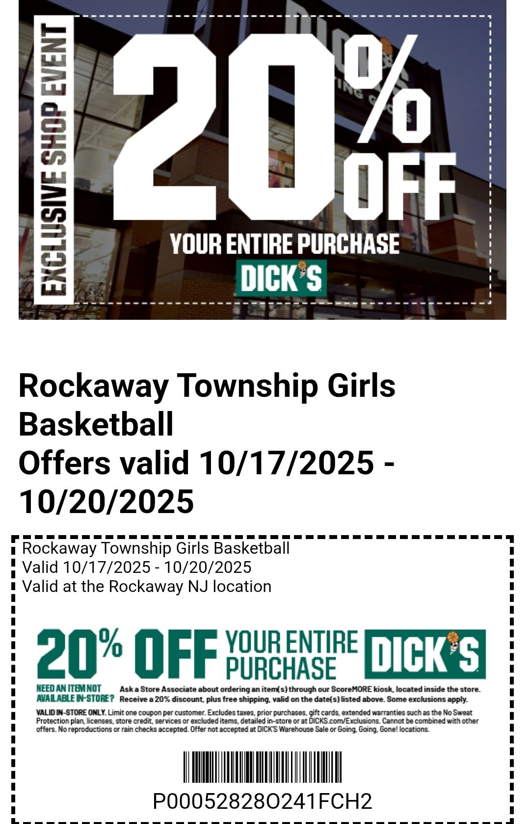 dick's Coupon
