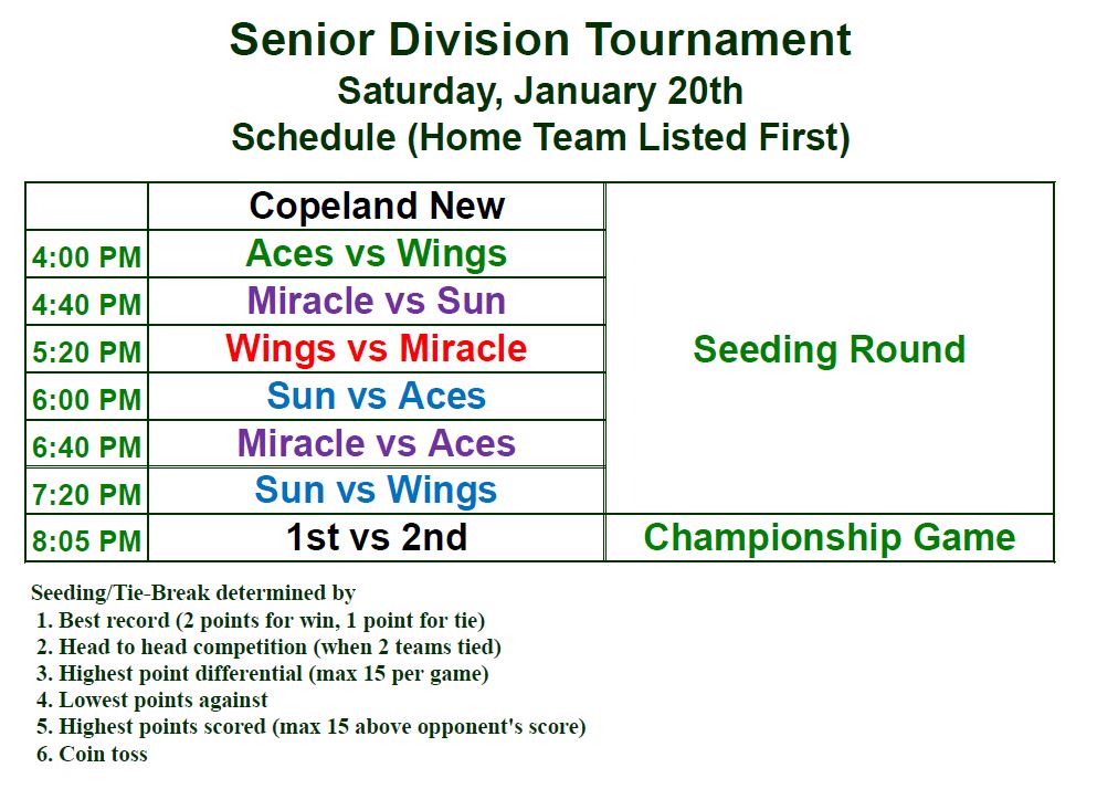 sr tourney schedule